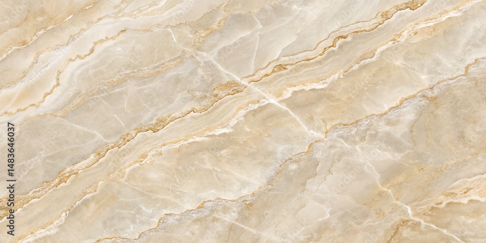 Obraz premium Natural Beige Marble Texture with Subtle Veins - Elegant Stone Surface for Luxurious Interior Design