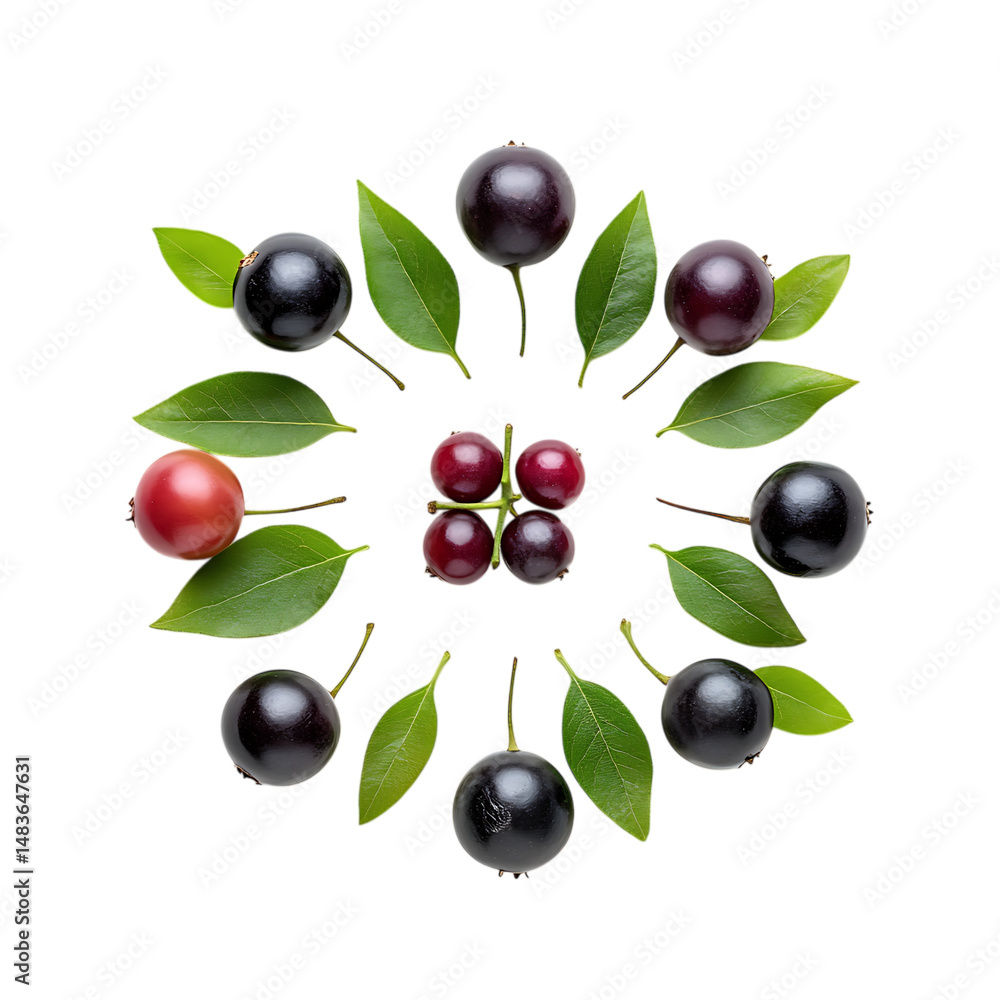 Healthy Bengal currants also known as Carissa carandas tropical fruit Healthy Bengal currants also known as Carissa carandas tropical fruit