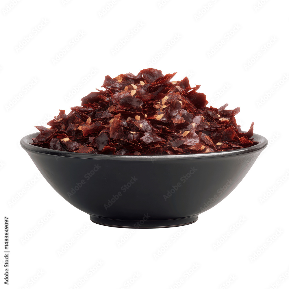 Obraz premium Bowl of Crispy Dried Chili Flakes