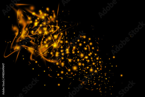 Fire sparks overlays