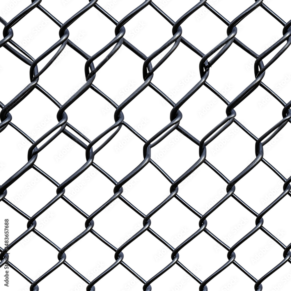 Fototapeta premium chain link fence background metal wire mesh barrier fence image