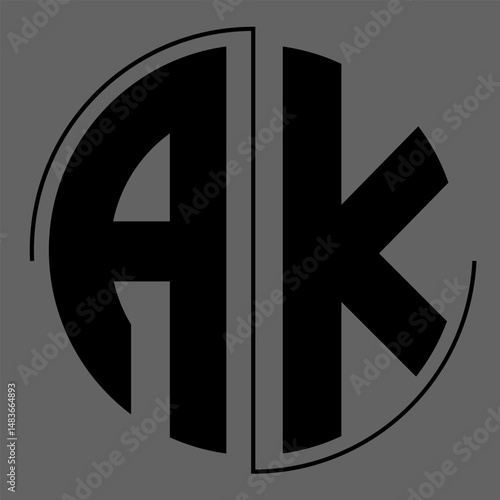 Free Download  Ak logo, Ak latter logo, Monogram logo, alphabet
 - GFXLoad