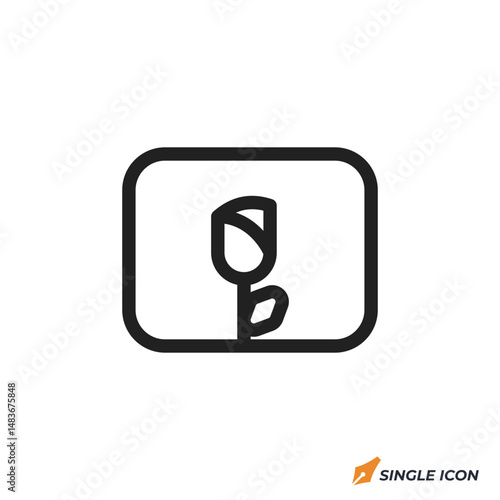 photo icon vector illustration. photo symbol isolated on white background