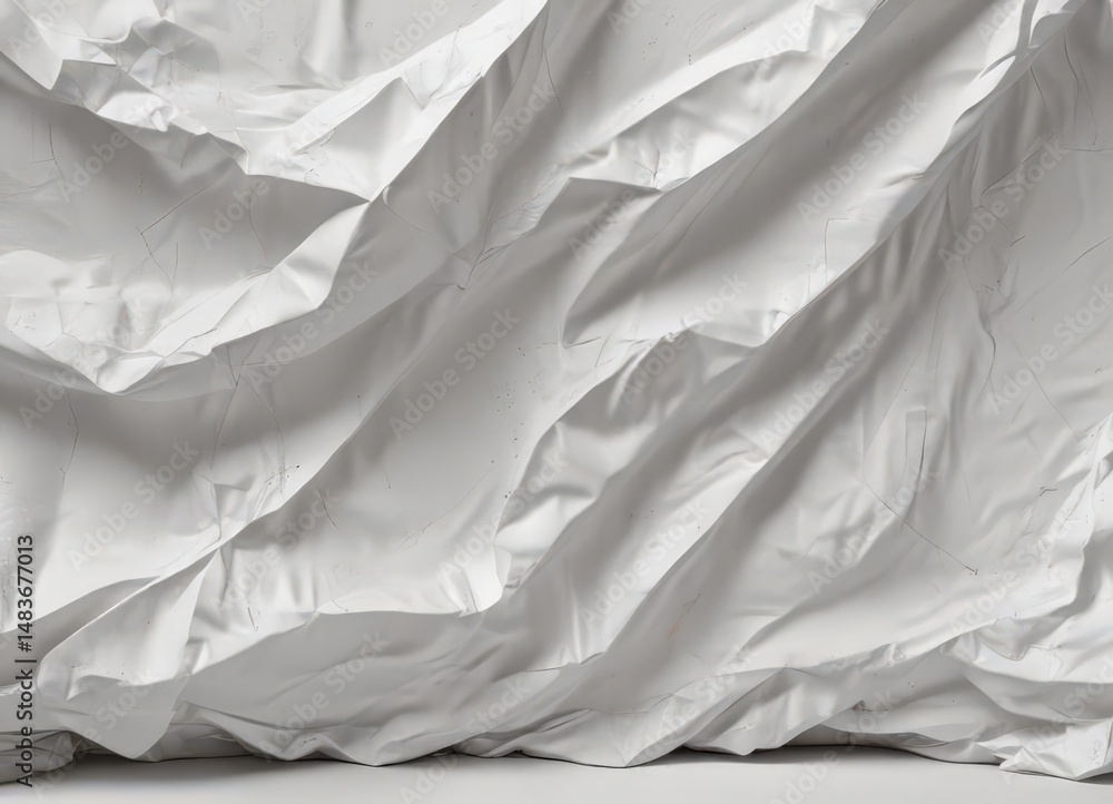 Deep creases and wrinkles texture a crumpled white poster , crease, graphic, textured paper Deep creases and wrinkles texture a crumpled white poster , crease, graphic, textured paper