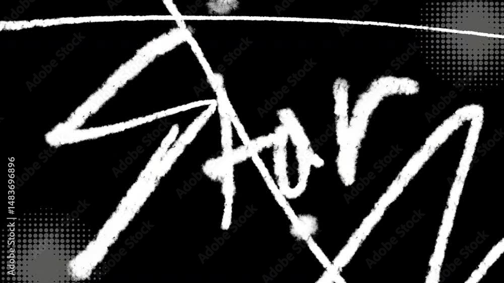 Dust and scratches damaged film surface. Dynamic film rolling effect. Alpha channel