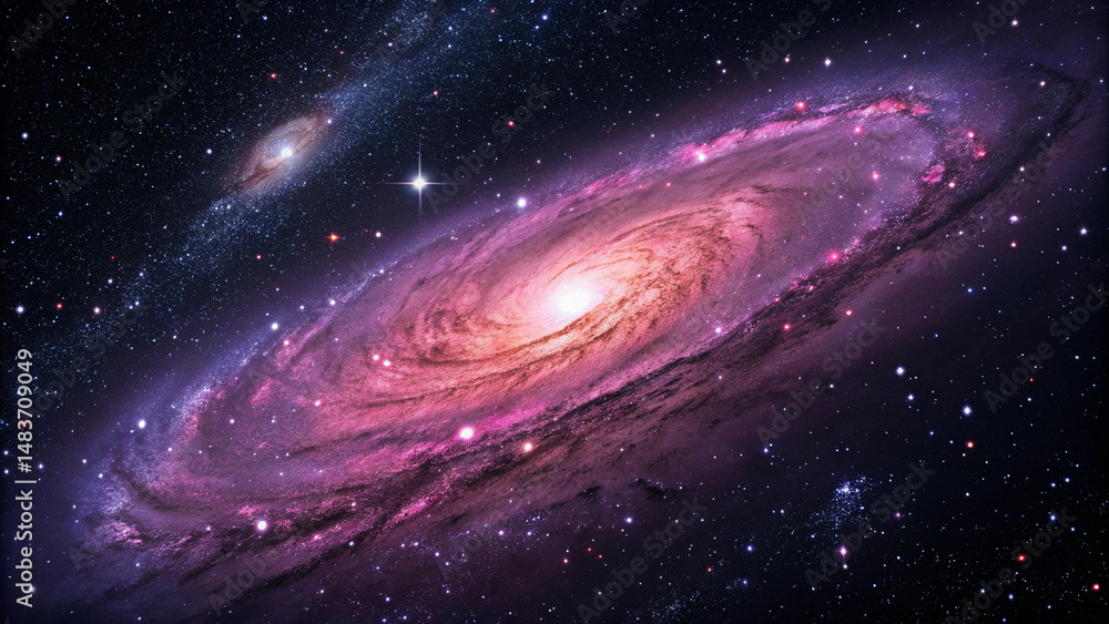 Fototapeta premium space galaxy in space