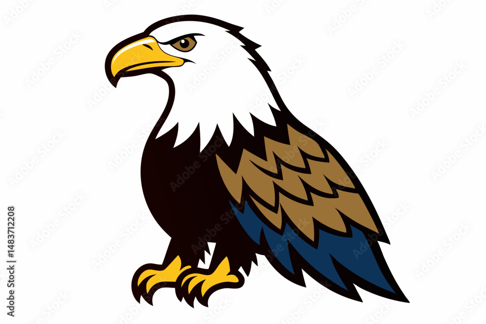 eagle on white background eagle on white background