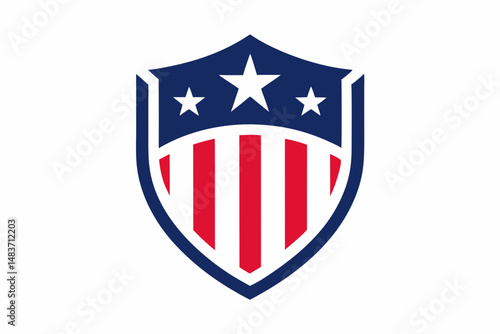 usa flag shield