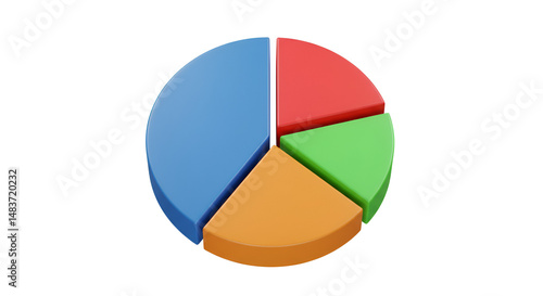 Free Download Data Visualization Pie Chart Example on white background - GFXLoad