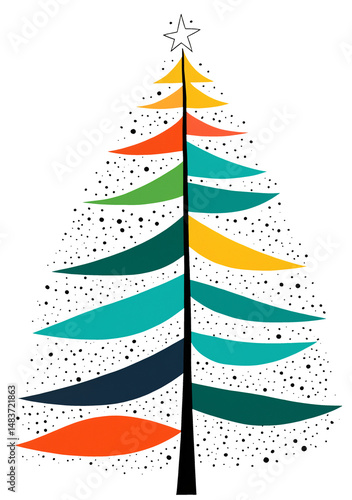 illustration of a stylized ...