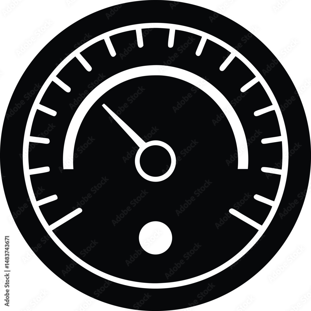 speedometer dashboard dial icon vector illustration speedometer dashboard dial icon vector illustration