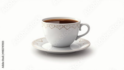 Wallpaper Mural Hot Coffee Cup Icon – Minimalist Clip Art for Branding and Design Torontodigital.ca