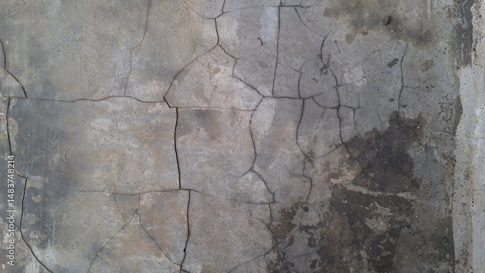 Fototapeta premium Grunge cement wall texture with weathered surface and distressed stone background, perfect for graphic or web design