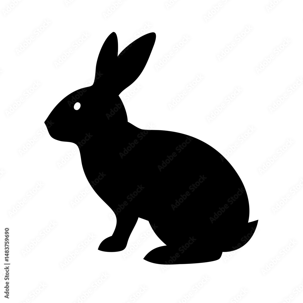 Obraz premium Jumping Rabbit: The Agile and Adorable Hopper