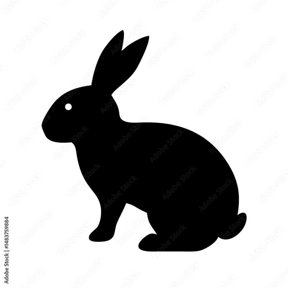 Obraz premium Jumping Rabbit: The Agile and Adorable Hopper