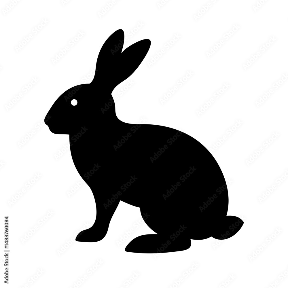 Fototapeta premium Jumping Rabbit: The Agile and Adorable Hopper