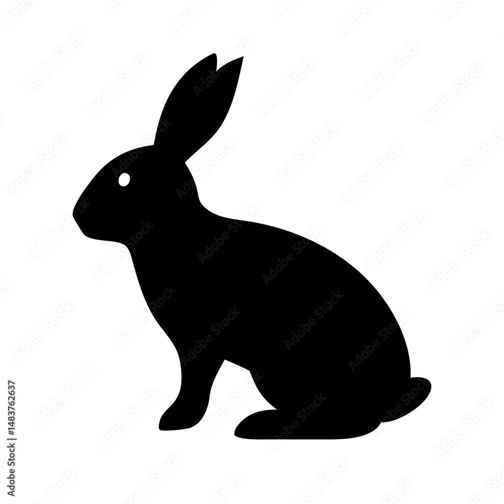 Obraz premium Jumping Rabbit: The Agile and Adorable Hopper