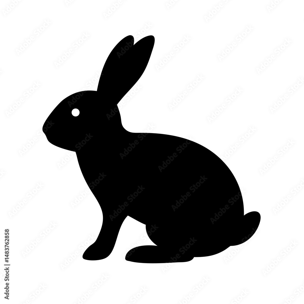 Fototapeta premium Jumping Rabbit: The Agile and Adorable Hopper