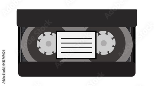 Painted animated video tape