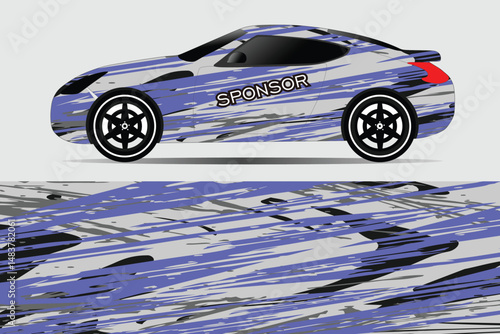Stylish racing car design with dynamic paint splashes (1)