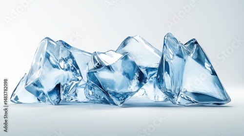 Wallpaper Mural Ice cubes arranged in a cool, glassy formation. Torontodigital.ca