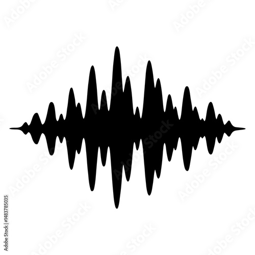 Audio Waveform Graphic: Dynamic Sound Visualizer