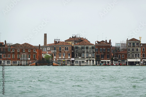 The panorama of Guidecca island in Venice, Italy