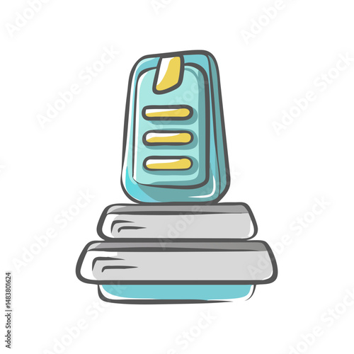 step counter display icon, step counter display vector illustration-simple illustration of step counter display, perfect for step counter display logos and icons