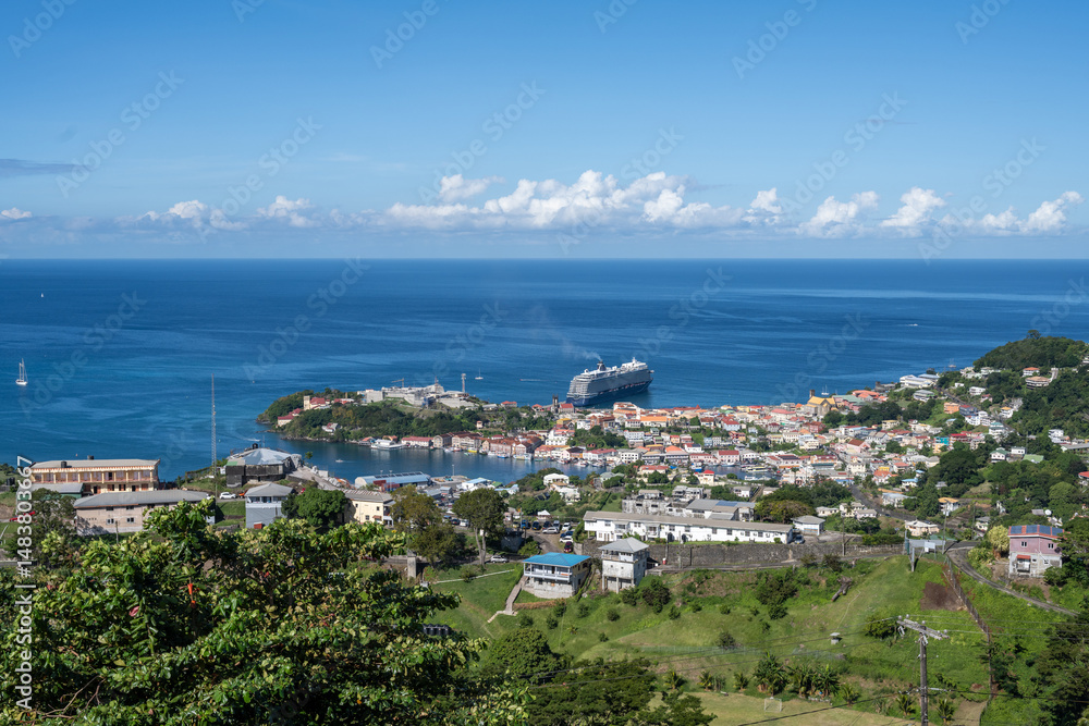 Naklejka premium Küstenlandschaft von Grenada