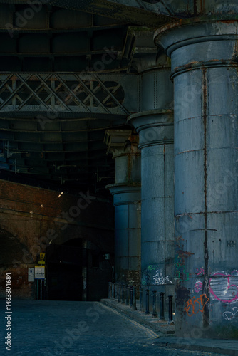 industrial factory in night