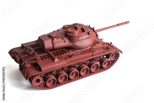 Scale model of old vehicle