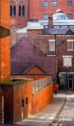 old brick buildings in Manchester