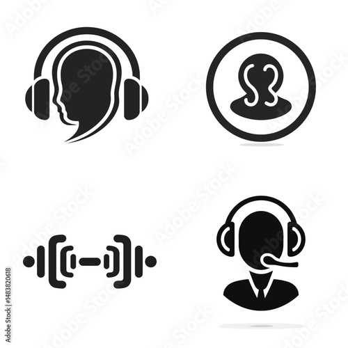 Universal Translator - Vector icon, simple icon, isolated on white  -  