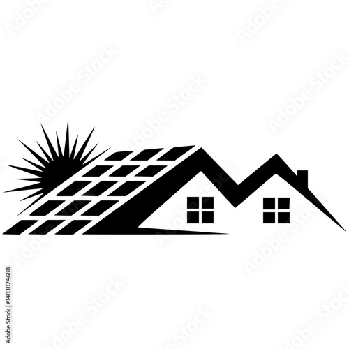 real estate concept solar panel
