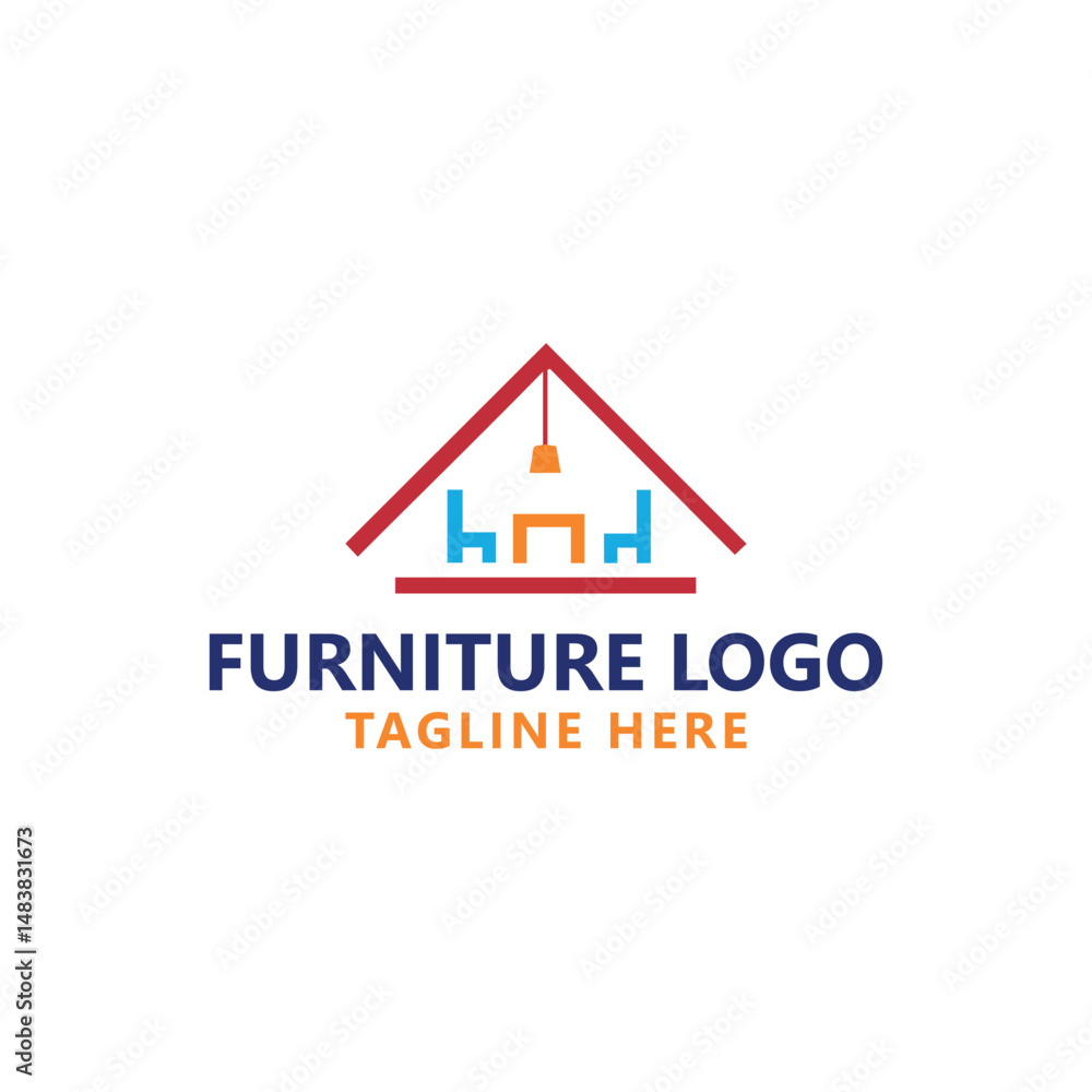 furniture store home interior décor logo design vector furniture store home interior décor logo design vector