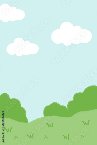 vector illustration of a landscape