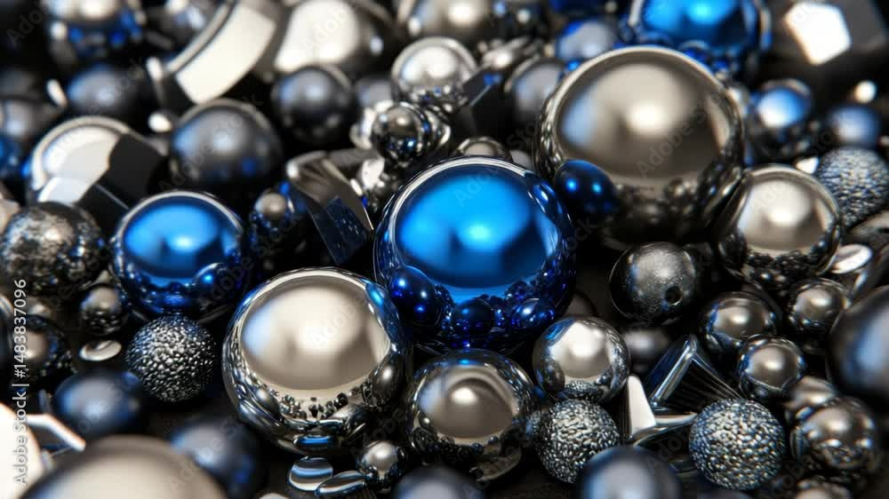 metallic beads blue grey white color abstract background
metallic beads blue grey white color abstract background