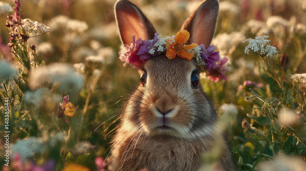 Fototapeta premium rabbit in the grass