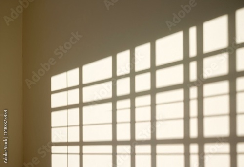 Wallpaper Mural A shadow of a window in a dark room. Torontodigital.ca