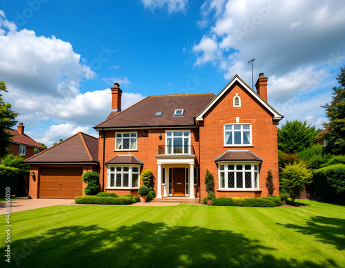 Wallpaper Mural detached home in the UK with just one family. Torontodigital.ca