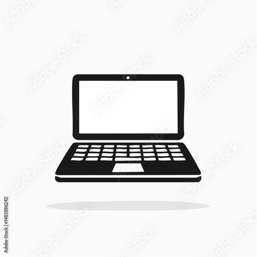 シンプルなパソコンのベクターアイコン