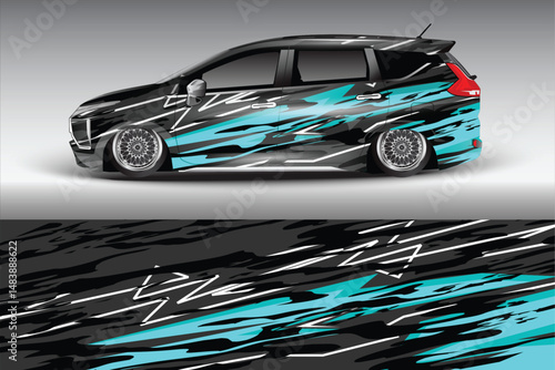 Stylish modified car with vibrant graphics on display (8)