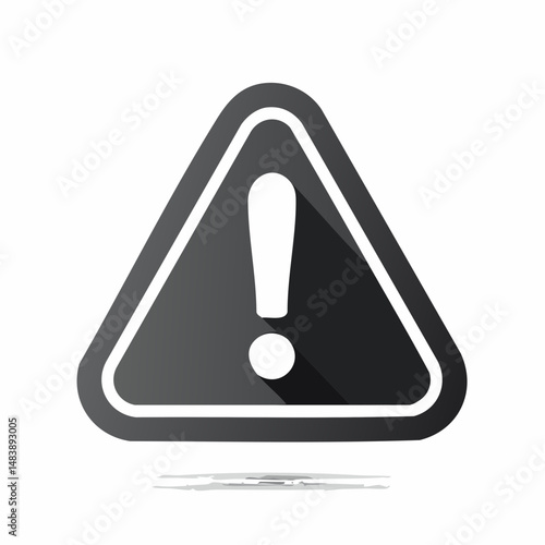 ビックリマークのシンプルベクターアイコン