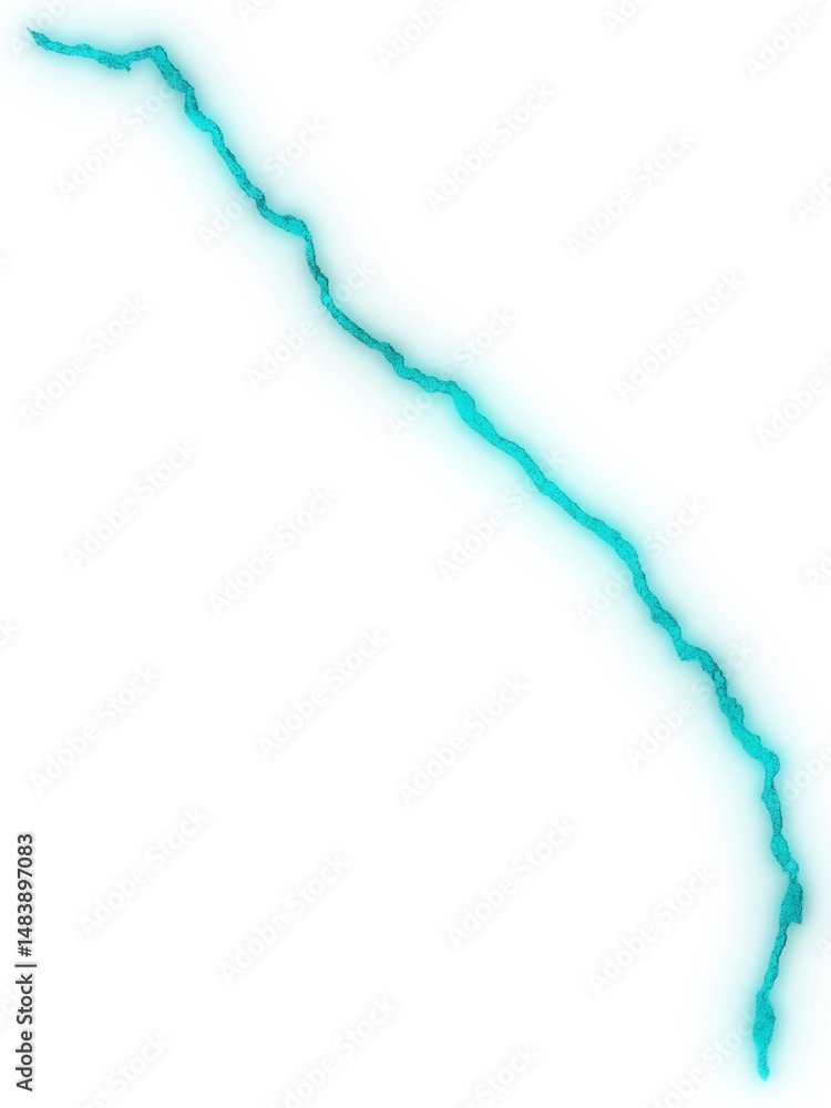 Wavy turquoise abstract shape is isolated. Wavy turquoise abstract shape is isolated.