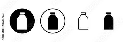 Bottle icon logo design. bottle sign and symbol
