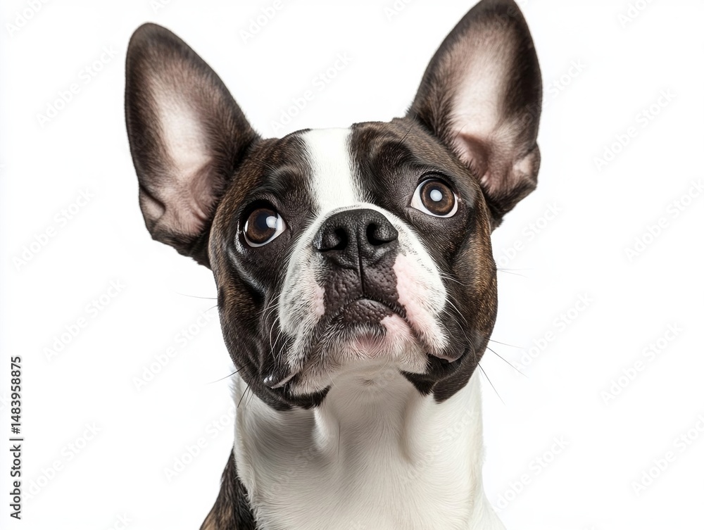 Fototapeta premium Dog ear cleaner with cotton pads 