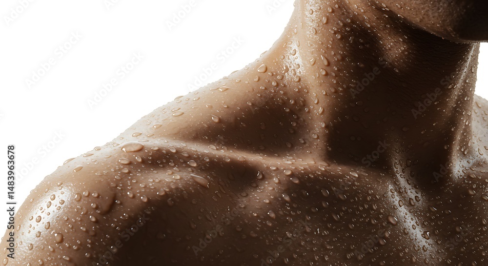 closeup of a neck and shoulder with water droplets and smooth lighting, centered composition on a white background, sensual texture, 8k
closeup of a neck and shoulder with water droplets and smooth lighting, centered composition on a white background, sensual texture, 8k