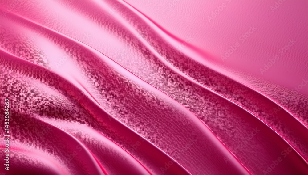 Obraz premium pink surface with light reflections on a smooth background perfect for design and branding projects