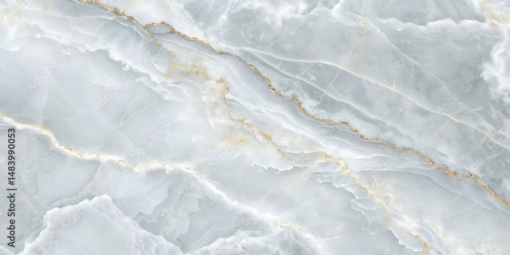 Obraz premium Elegant blue marble stone texture with golden veins for luxury background design