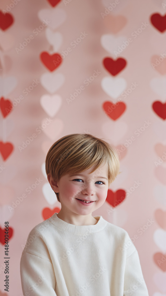 cute child portrait cheerful smile playful mood happy face valentine day love joyful heart colorful clothing kid bright background decorations festive ambiance youth innocence family celebration cute child portrait cheerful smile playful mood happy face valentine day love joyful heart colorful clothing kid bright background decorations festive ambiance youth innocence family celebration